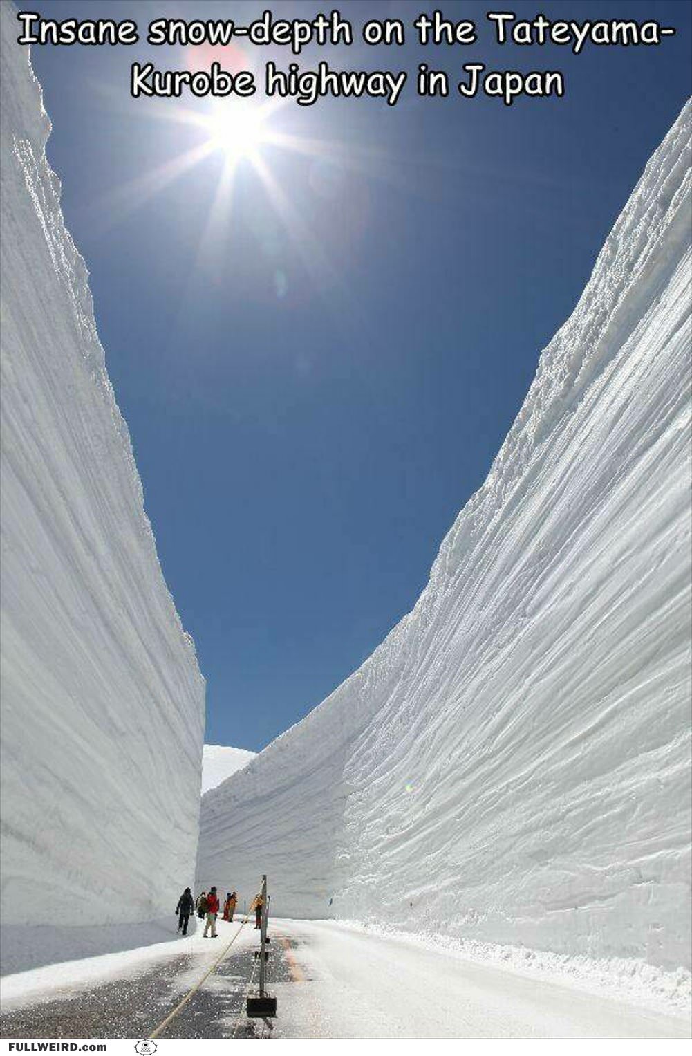 This Is A Huge Snow Wall